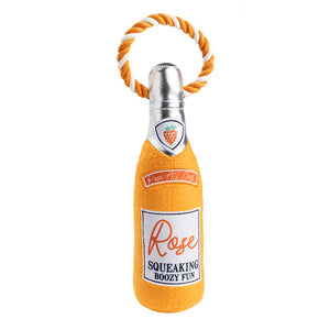 House of Paws Rosé Bottle of Wine Dog Toy image 0