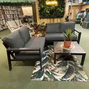 Supremo Livorno Corner Modular Lounge Set with 2 Square Tables image 1