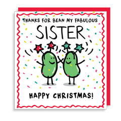 Lucilla Lavender Christmas Sister Christmas Card image 0