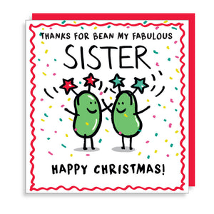 Lucilla Lavender Christmas Sister Christmas Card image 0