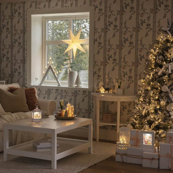 Konstsmide LED Wooden Silhouette - Houses and Reindeer image 3