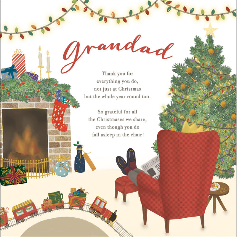 Woodmansterne Grandad Christmas Card image 0