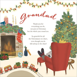 Woodmansterne Grandad Christmas Card image 0