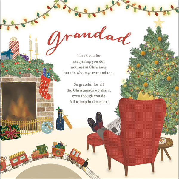 Woodmansterne Grandad Christmas Card image 0