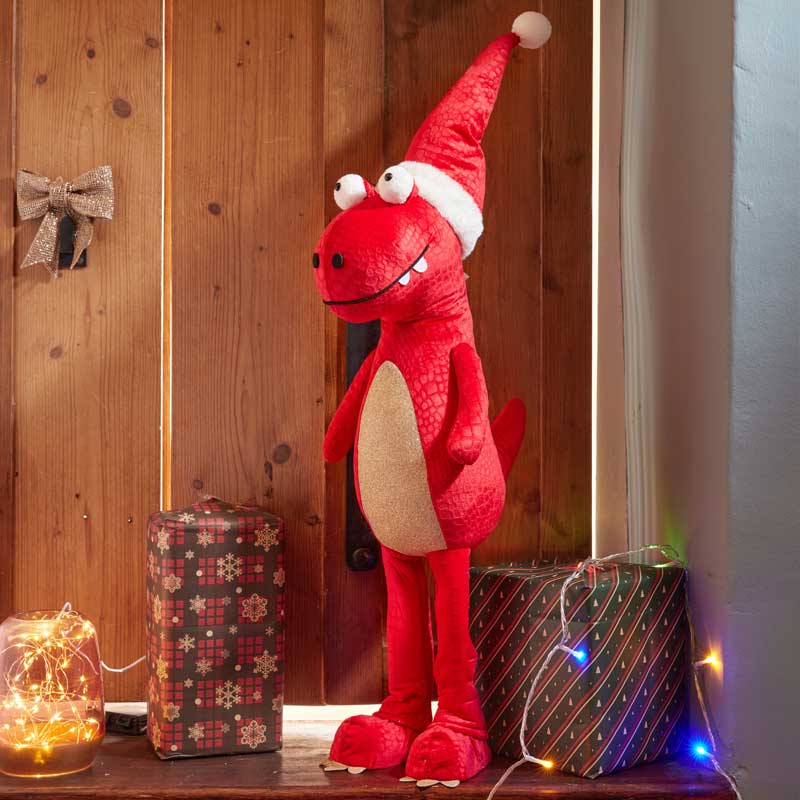 Three Kings Large Red Festive Dino image 0
