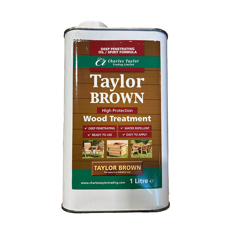Charles Taylor Wood Treatment - Taylor Brown (1 litre) image 0