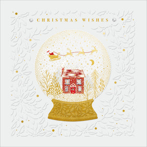 Woodmansterne Snowglobe Christmas Card image 0