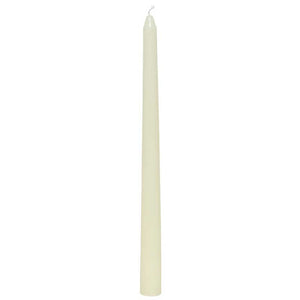 Decoris Ivory Dinner Candles (Pack of 12) image 1