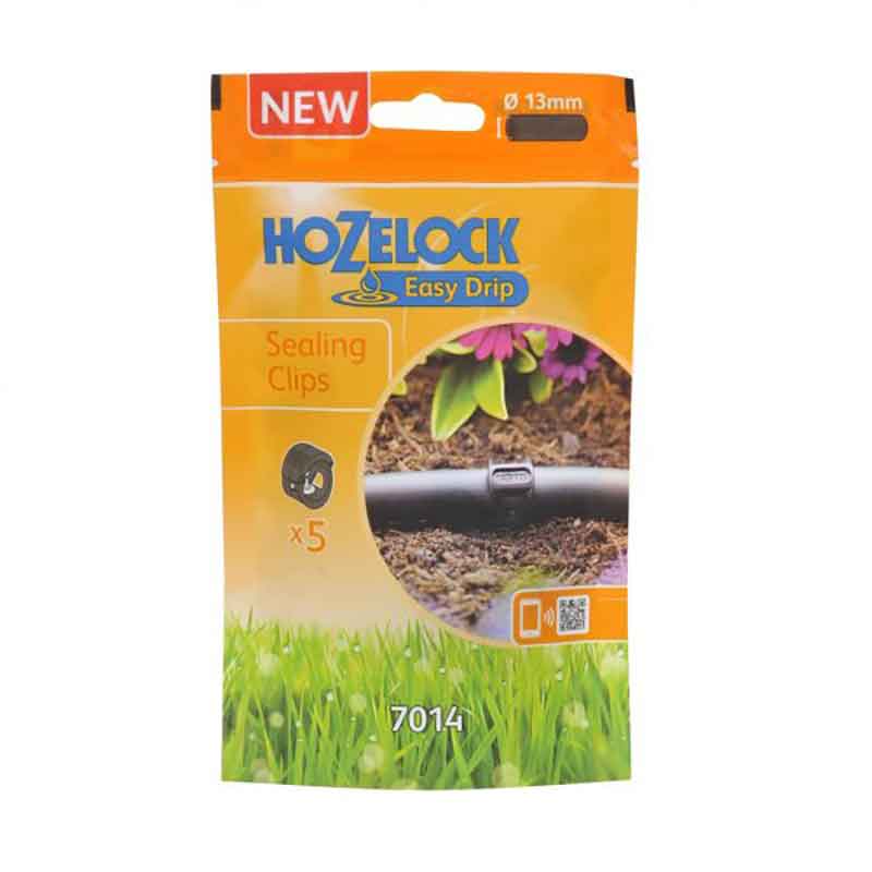 Hozelock Easy Drip Sealing Clips (Pack of 5) image 0