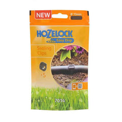 Hozelock Easy Drip Sealing Clips (Pack of 5) image 0
