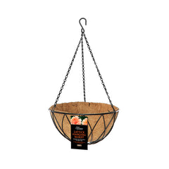 Tom Chambers Lattice Hanging Basket with Liner - 30cm image