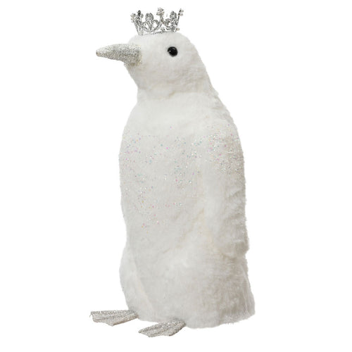 Decoris White Penguin with Crown image 1