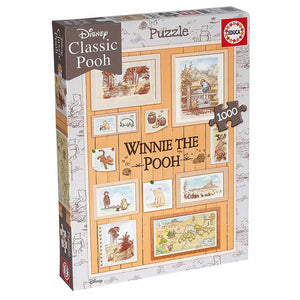 Winnie the Pooh Photoframe 1000 Piece Jigsaw Puzzle image 0