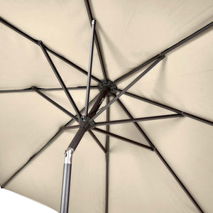 Orchard Life Bramley 6 Seat Outdoor Dining Set in Oatmeal Weave with Parasol image 7