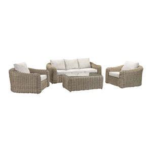 Orchard Life Morello Garden Lounge Set – Oatmeal Weave (Seats 5) image 4