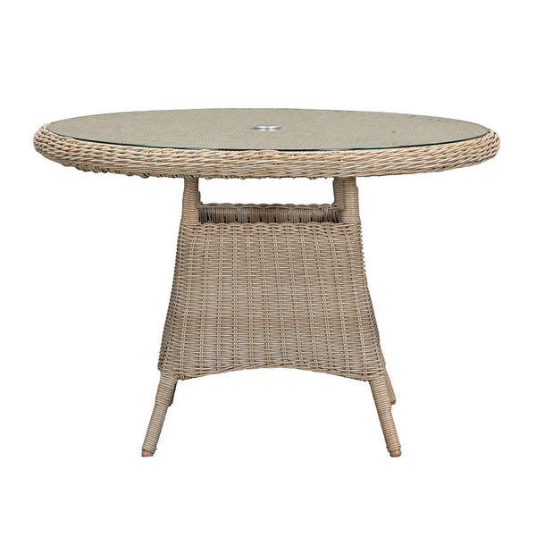Orchard Life Bramley 4 Seat Round Dining Set with 2.5m Parasol & Base image 12