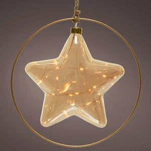Lumineo Micro LED Hanging Star with Hoop image 2