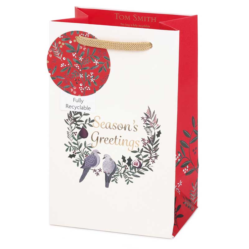Tom Smith Festive Foliage Perfume Gift Bag image 0