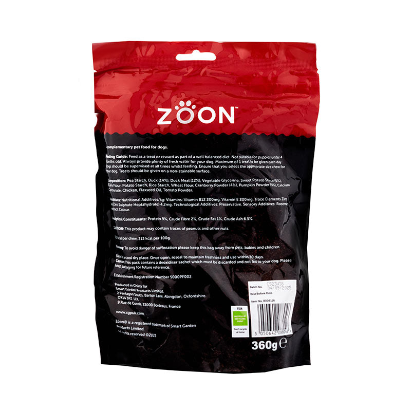 Zoon Rawhide Free 2 Duck, Cranberry & Pumpkin Mega Bones image 0