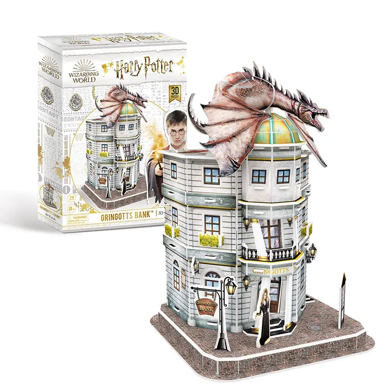 Harry Potter Diagon Alley Gringotts Bank 3D Jigsaw Puzzle image 0