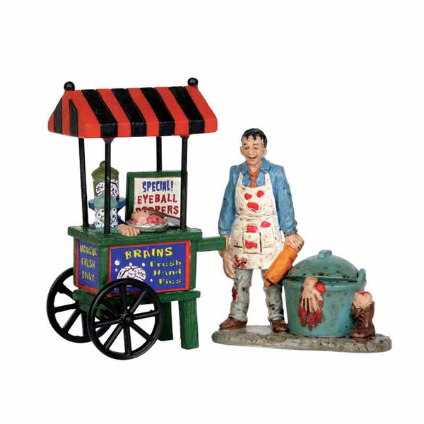 Lemax Zombie Brains Foodcart (Set of 2) image 0