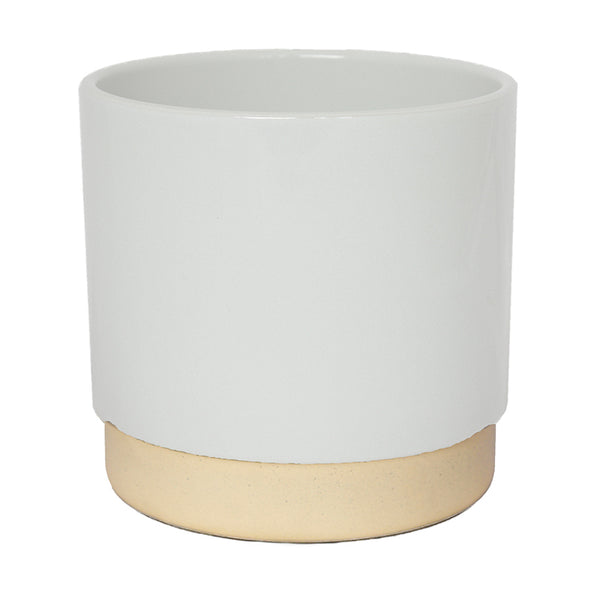 Ivyline Enos Indoor Plant Pot Range - White, 10cm image