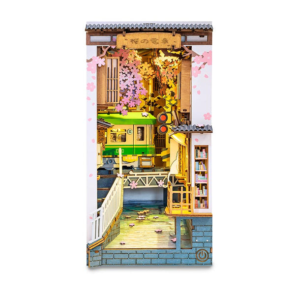 Rolife 'Sakura Densya' DIY Book Nook image 0