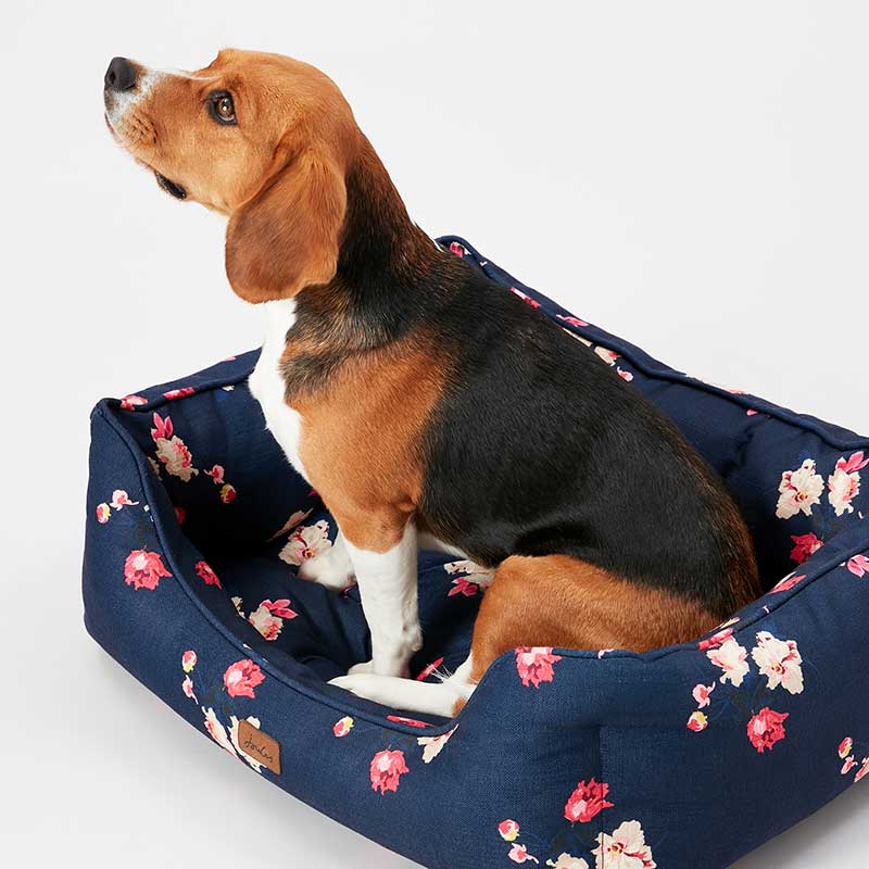 Joules Floral Box Dog Bed image 0