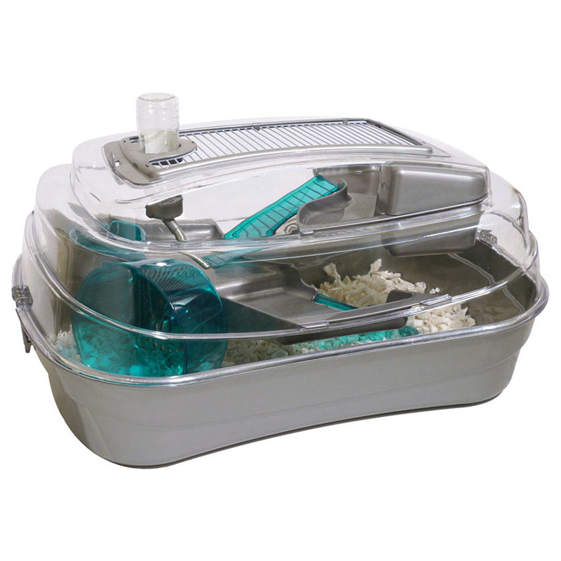 Rosewood Abode for Dwarf Hamsters & Mice in Stunning Silver image 0