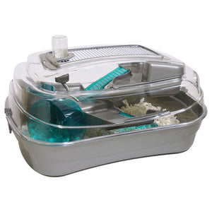 Rosewood Abode for Dwarf Hamsters & Mice in Stunning Silver image 0
