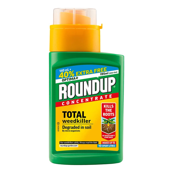Roundup Optima+ Total Weedkiller Concentrate - 195ml image