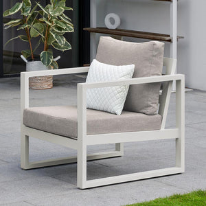 LIFE Orleans Garden Lounge Set in Beige with Soltex Cushions image 2