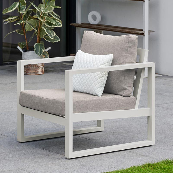 LIFE Orleans Garden Lounge Set in Beige with Soltex Cushions image 2