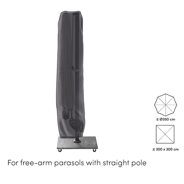 Platinum Aerocover for Free Arm Side Post Parasol - 250 x 55 / 60cm image 4
