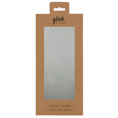Glick Silver Tissue Paper (Pack of 4) image 0