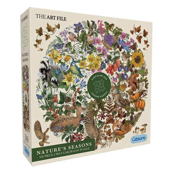 Gibsons The Art File: Nature's Seasons 500 Piece Puzzle image 3