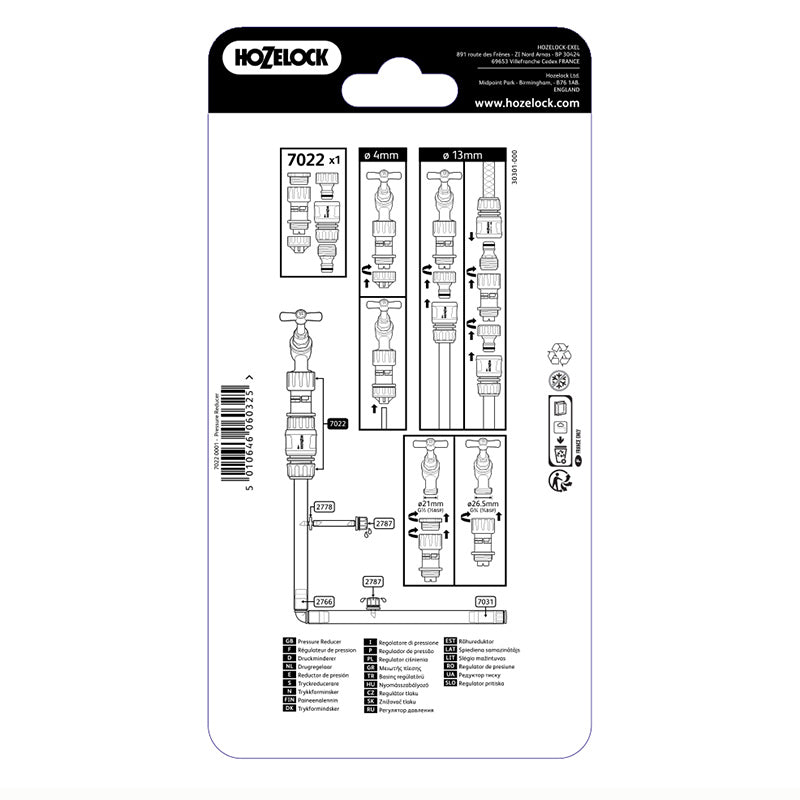 Hozelock Automatic Watering Pressure Regulator image 0
