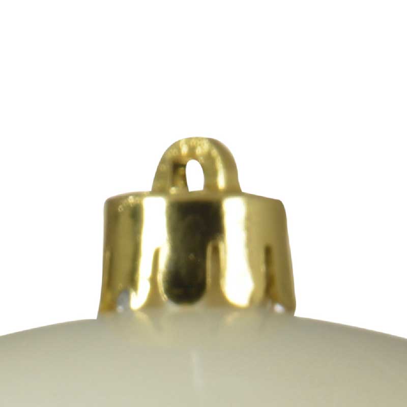 Decoris Large Shatterproof Bauble in Wool White image 0
