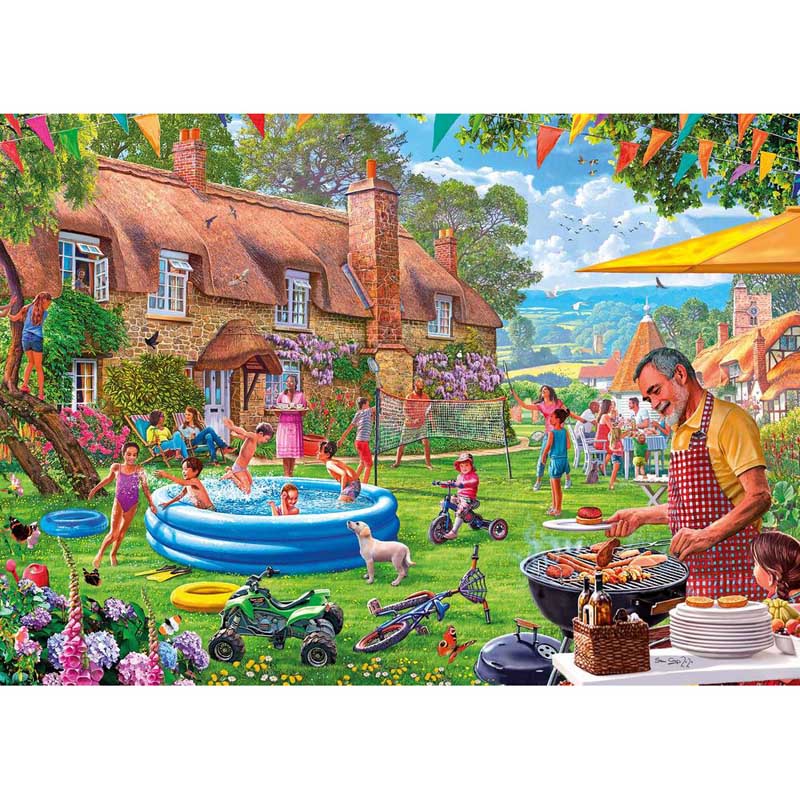 Gibsons Summer Days 1000 Piece Jigsaw Puzzle image 0