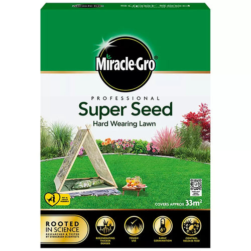 Miracle-Gro Professional Super Seed for Hard Wearing Lawns - 1kg image