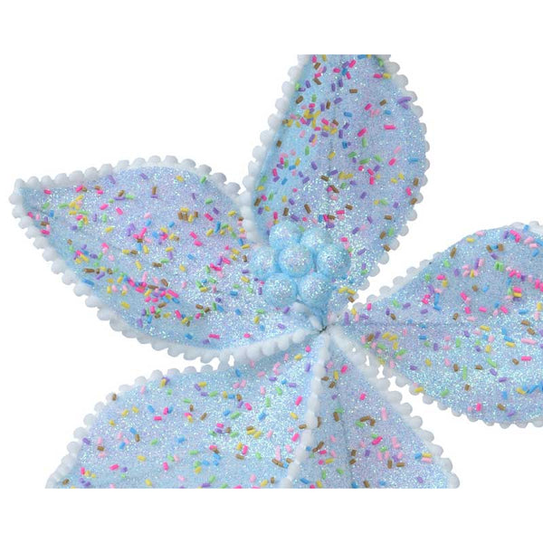 Everlands Pastel Sprinkles Poinsettia Clip (Assorted Designs) image 4