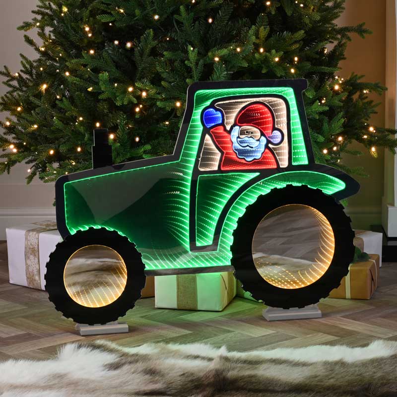 Festive Infinity Green Tractor image 0