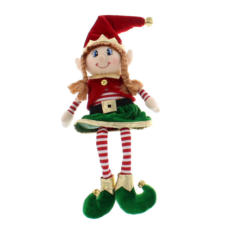 Festive Elf with Dangly Legs (Assorted Designs) image 0