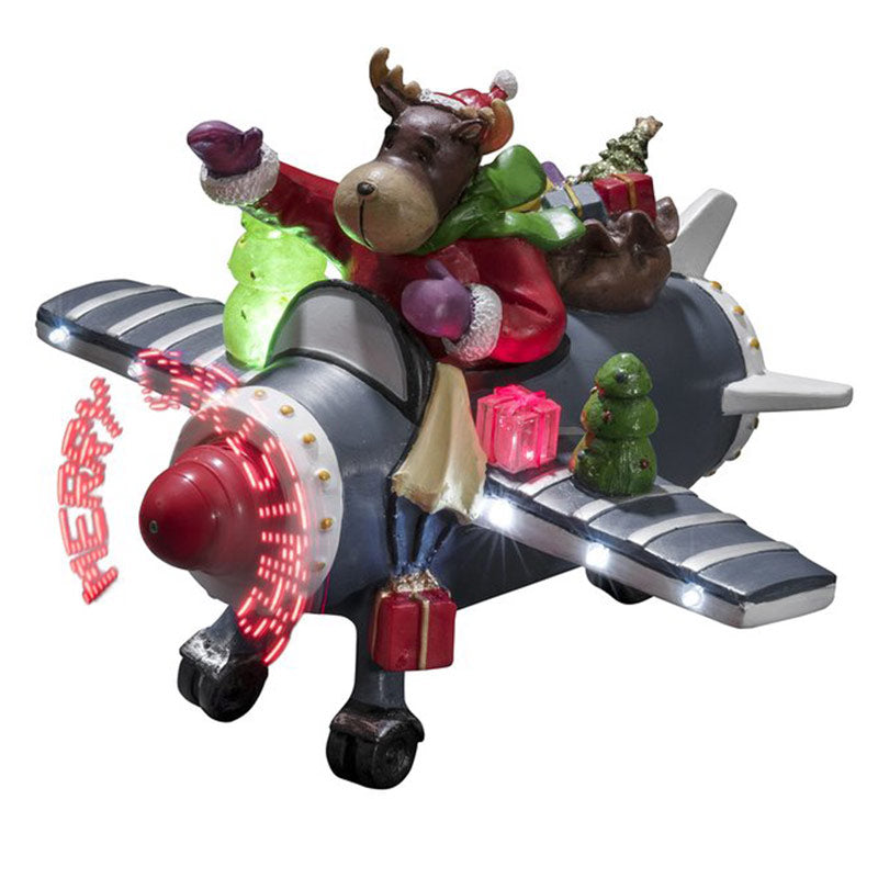 Konstsmide Fibre Optic Plane - Reindeer image 0