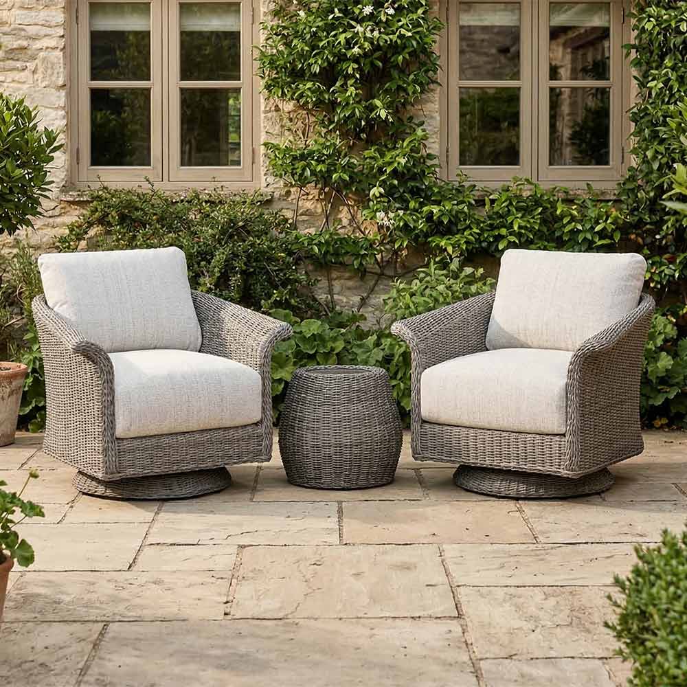 Orchard Life Mulberry Swivel Barrel Set (Grey Weave) image 0