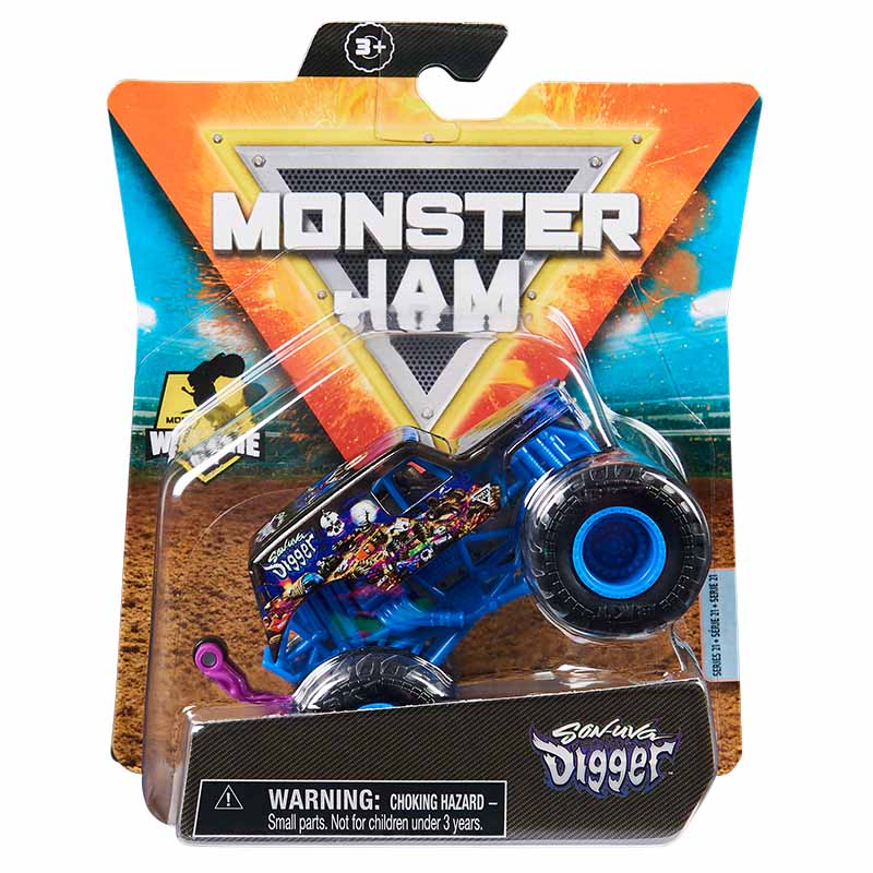 Monster Jam, Official Monster Truck, Die-Cast Vehicle, Ruff Crowd Series, 1:64 Scale - Styles Vary image 0