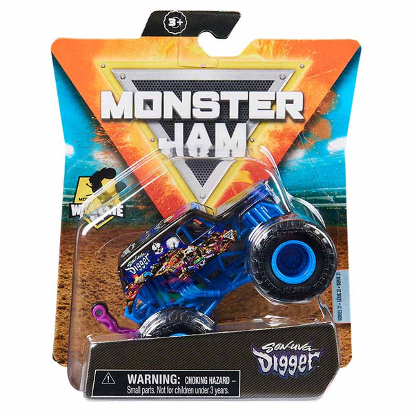 Monster Jam, Official Monster Truck, Die-Cast Vehicle, Ruff Crowd Series, 1:64 Scale - Styles Vary image 0