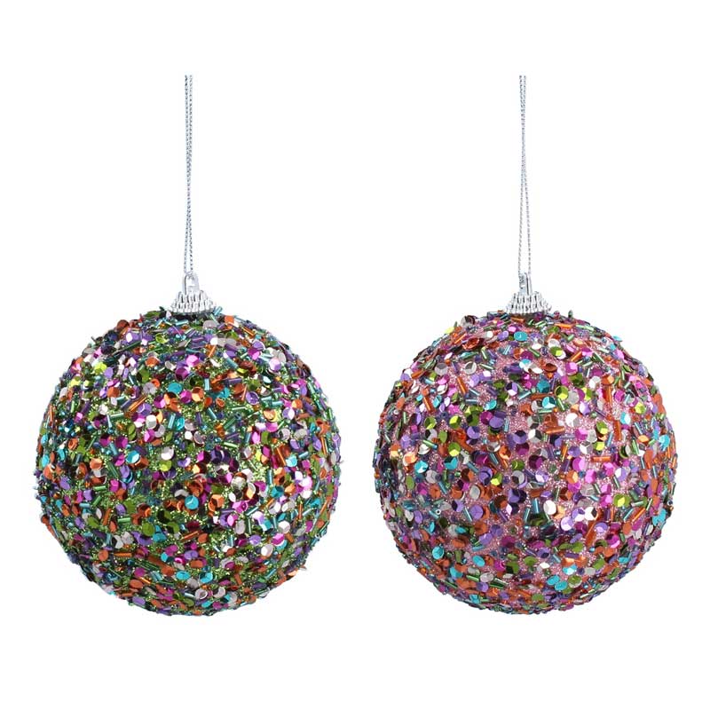 Gisela Graham Glitter Bauble (Assorted Designs) image 0