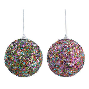 Gisela Graham Glitter Bauble (Assorted Designs) image 0