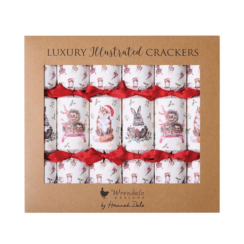 Wrendale Designs 6 Winter Wonderland Crackers image 0